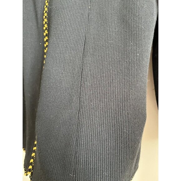 Suttles & Seawinds Vintage Collared Trim Sweater jacket Size L Made In Canada - Picture 6 of 9